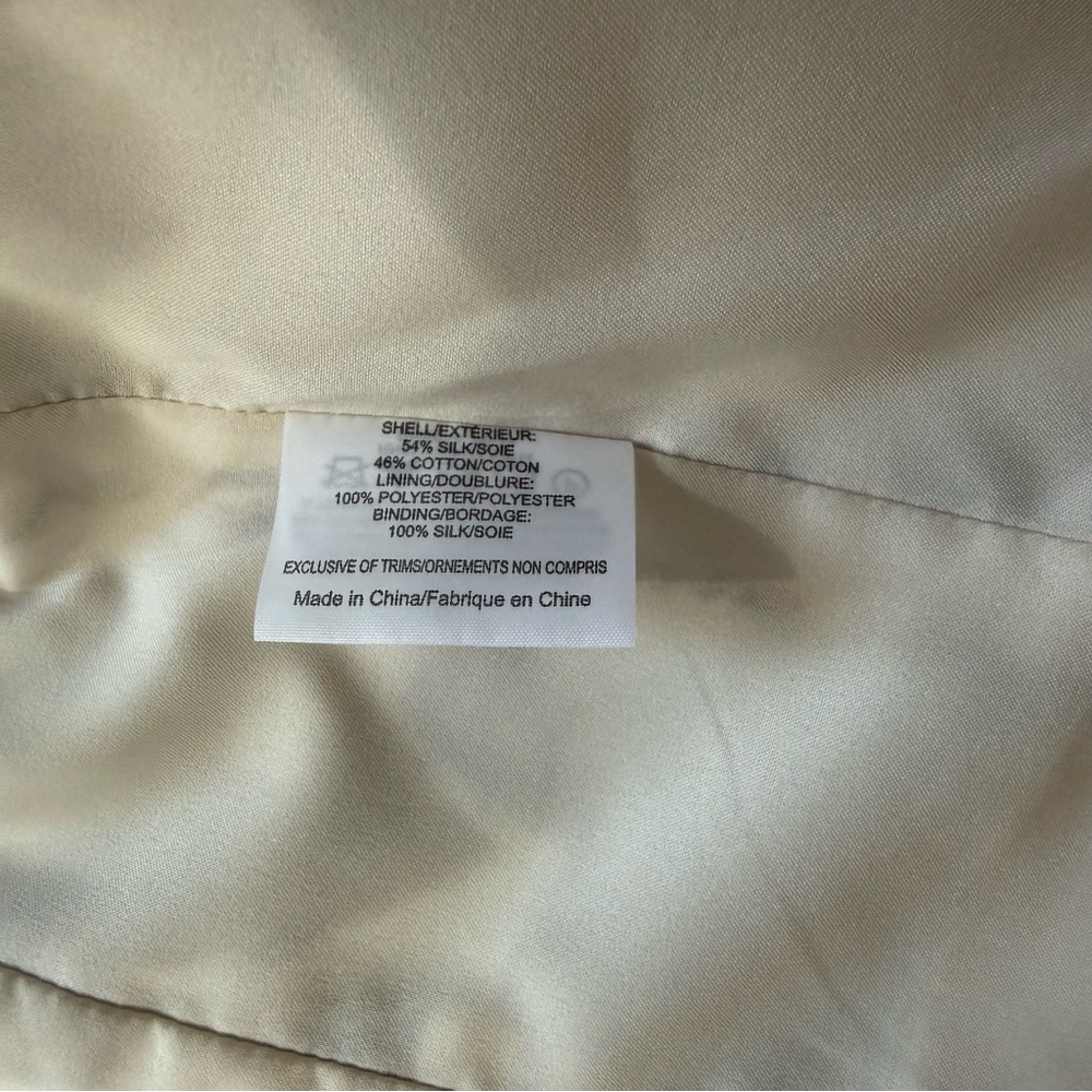 Tory Burch Floral Jacquard Crewneck Jacket with Tan Trim - Picture 8 of 11